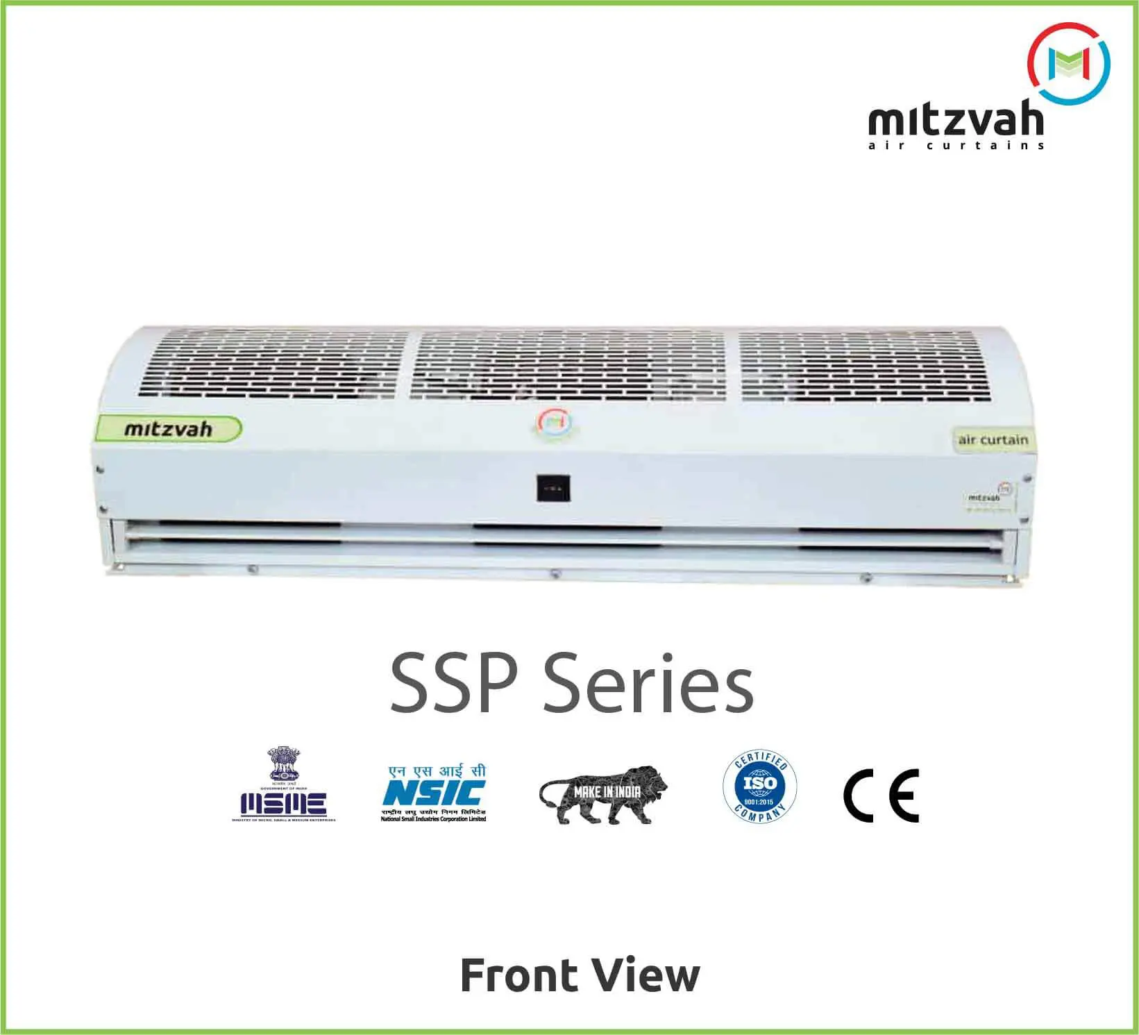 Mitzvah Dual-Speed Front Suction Centrifugal Air Curtain