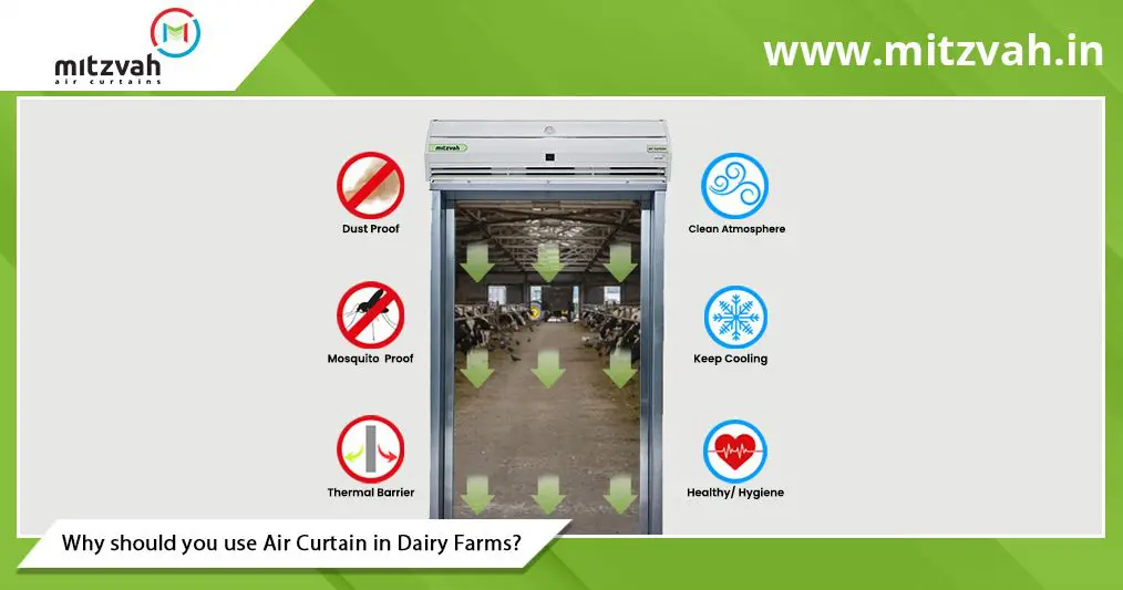 Air Curtains for Dairy Farm